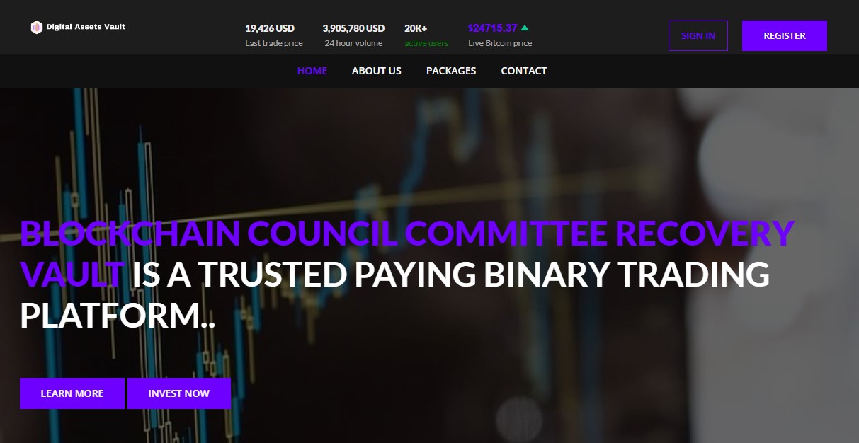 Digital Assets Vault Scam Review Reviews Advice Forex News & Updates