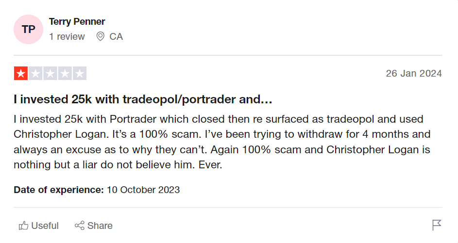 Tradeopol, Tradeopol review, Tradeopol scam, Tradeopol broker review, Tradeopol scam broker review